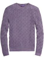 Ralph Lauren Purple Label pull en maille torsadée - Violet