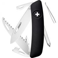 Swiza zakmes D06 Box unisex 95 x 28 x 19 mm RVS zwart