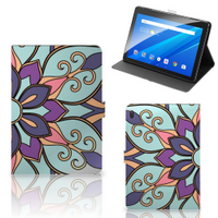 Lenovo Tab E10 Tablet Cover Purple Flower