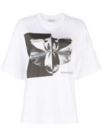 Alexander McQueen t-shirt à imprimé photographique - Blanc - thumbnail