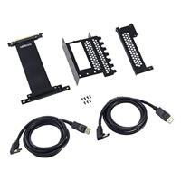 CableMod Vertical Graphics Card Holder with PCIe x16 Riser Cable 2 x DisplayPort - Black