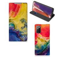 Bookcase Samsung Galaxy Note20 Watercolor Dark