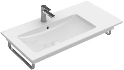 Villeroy & Boch Venticello meubelwastafel bak links 100x50 1xkr.gat met overl, wit Villeroy & Boch Venticello meubelwastafel bak links 100x50 1xkr.gat met overl, wit