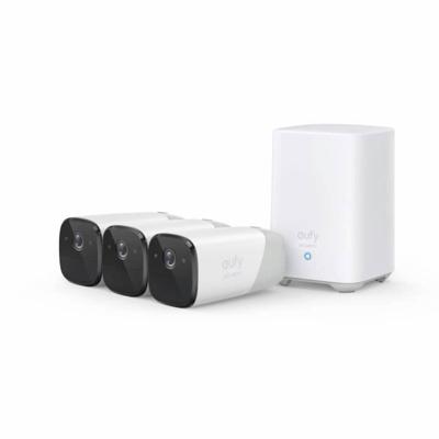 Anker eufyCam 2 kit 3*1 T88423D2 WiFi IP-Bewakingscameraset Met 3 cameras 1920 x 1080 pix Anker eufyCam 2 kit 3*1 T88423D2 WiFi IP-Bewakingscameraset Met 3 cameras 1920 x 1080 pix
