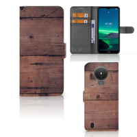 Nokia 1.4 Book Style Case Old Wood - thumbnail