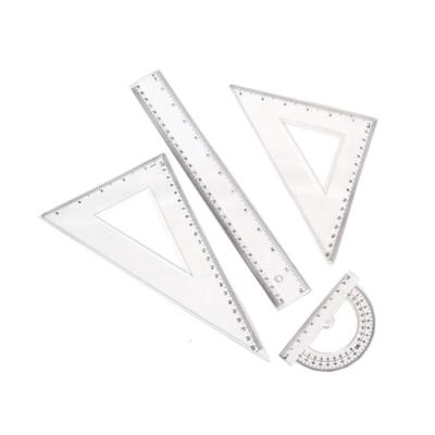 Merkloos Linialen set - Liniaal set - 4 delig Merkloos Linialen set - Liniaal set - 4 delig