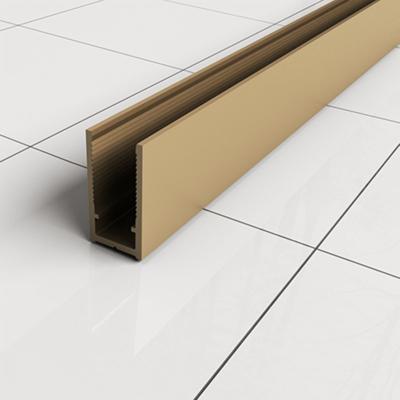 Stabilisatiestang Muurprofiel Slim 200cm Goud