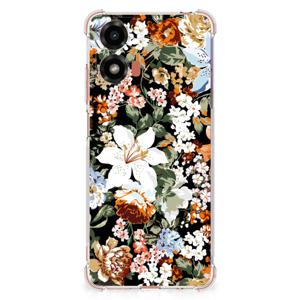 Case voor Motorola Moto G24 | G24 Power | G04 Dark Flowers