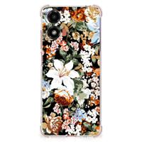 Case voor Motorola Moto G24 | G24 Power | G04 Dark Flowers - thumbnail