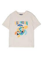 Vilebrequin Kids t-shirt en coton biologique à imprimé tortue - Tons neutres