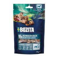 Bozita Meaty Bites Hondensnack met 95% rendier & eend – 70 g graanvrije hondensnacks zonder kip & glycerine – smakelijke hondentraktaties, ideaal als traktatie voor honden tijdens training en als