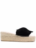 Manebi espadrilles à plateforme - Noir