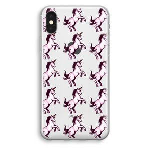 Musketon Unicorn: iPhone XS Transparant Hoesje