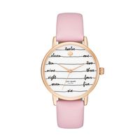 Horlogeband Kate Spade New York KSW9021 Leder Roze 16mm - thumbnail