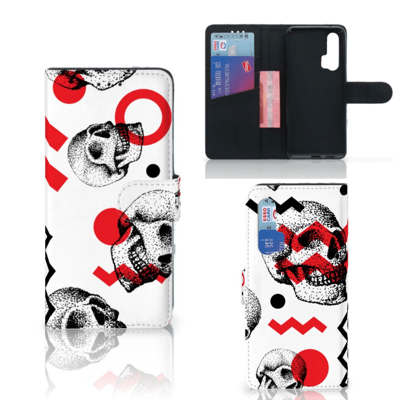 Telefoonhoesje met Naam Honor 20 Pro Skull Red Telefoonhoesje met Naam Honor 20 Pro Skull Red