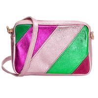 Charm London Schoudertasje Shiny Anna Fuchsia