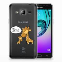Samsung Galaxy J3 2016 Telefoonhoesje met Naam Giraffe