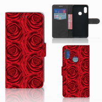 Xiaomi Mi A2 Lite Hoesje Red Roses - thumbnail