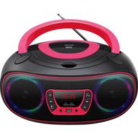 Denver TCL-212BT Radio/CD-speler VHF (FM) AUX, CD, USB, Bluetooth Sfeerverlichting Pink