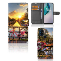 OnePlus Nord N10 Flip Cover Amsterdamse Grachten