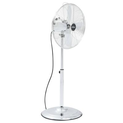 vidaXL Statiefventilator 3 snelheden 40 cm chroomkleurig vidaXL Statiefventilator 3 snelheden 40 cm chroomkleurig