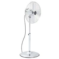 vidaXL Statiefventilator 3 snelheden 40 cm chroomkleurig