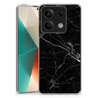 Xiaomi Redmi Note 13 5G TPU Siliconen Hoesje Marmer Zwart - Origineel Cadeau Vader