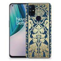 OnePlus Nord N10 5G TPU Case Beige Flowers - thumbnail