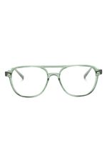 Moscot lunettes de vue Bjorn d'inspiration wayfarer - Vert - thumbnail