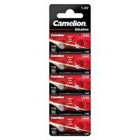 Camelion 12051000 - Alkaline knoopcelbatterij zonder kwik AG0/LR63/LR521/379 met 1,5 volt, set van 10, capaciteit 9 mAh