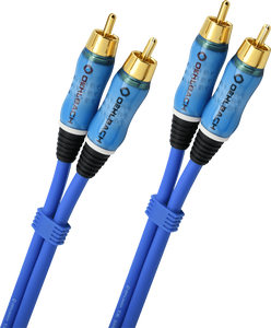 Oehlbach: BEAT! Stereo RCA Kabel 5,0m - Blauw