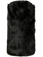 Unreal Fur gilet Rose Premium en fourrure artificielle - Noir