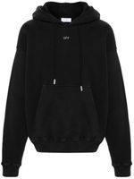 Off-White Stamp Mary cotton hoodie - Noir