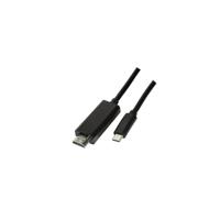 LogiLink UA0329 USB-aansluitkabel, zwart USB-C naar HDMI. 3m zwart