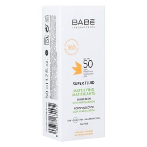 Babé Sun Superfluid Zonnecrème Olievrij SPF50 50ml