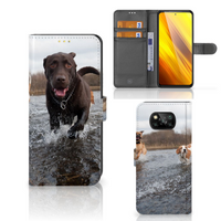 Xiaomi Poco X3 | Poco X3 Pro Telefoonhoesje met Pasjes Honden Labrador