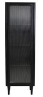 Light & Living Vitrinekast Mocu 180cm - Zwart