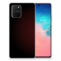 Samsung Galaxy S10 Lite TPU bumper Geruit Rood