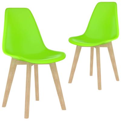 Vidaxl Eetkamerstoelen 2 St Kunststof Groen