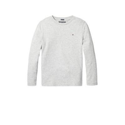 Tommy Hilfiger longsleeve van biologisch katoen grijs