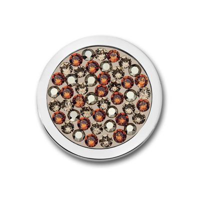 Mi Moneda SW-SAB-60-M Sabroso Smokey Swarovski Crystals