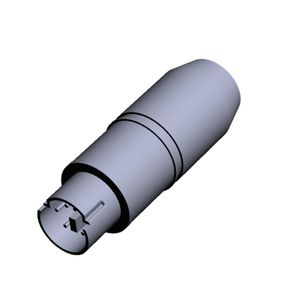 BKL Electronic 0204020 Miniatuur-DIN-connector Stekker, recht Aantal polen: 6 Zwart 1 stuk(s)