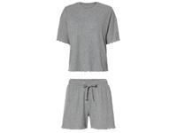 esmara Dames-pyjama met short (L (44/46), Grijs)