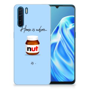 OPPO A91 Siliconen Case Nut Home