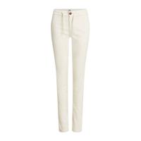 WE Fashion slim fit broek ecru