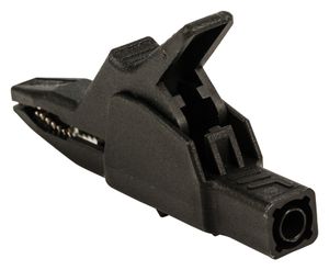 SKS Hirschmann AK 2 B 2540 I sw Veiligheids-krokodilklem Steekaansluiting 4 mm CAT II 1000 V Zwart