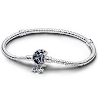 Pandora 592819C01 Armband Sparkling Moon zilver-kleursteen zilverkleurig-blauw - thumbnail