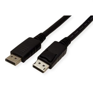 VALUE DisplayPort kabel, DP M/M, zwart, 10 m