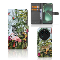 Telefoonhoesje met Pasjes voor OPPO Find X6 Jungle