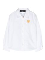 Versace Kids chemise en coton à logo Medusa - Blanc - thumbnail